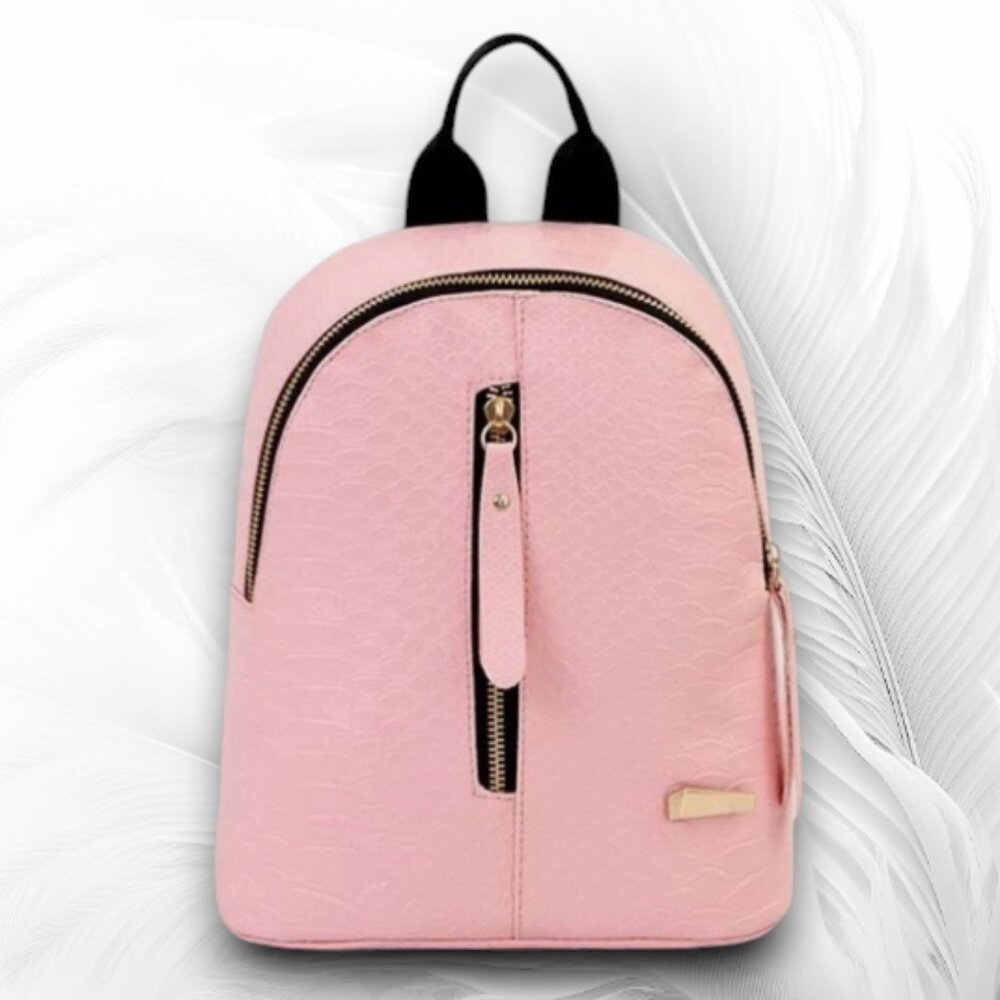Small Women's Backpack Made of High-Quality Faux Leather Size: 10 х 10 х 4 inch